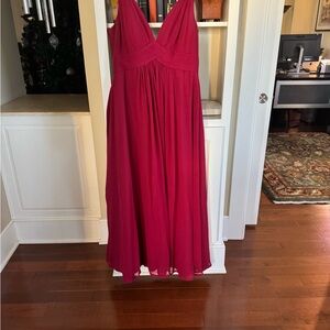 Azazie Rich Red Dress